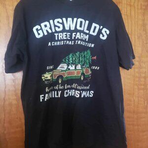Griswold’s Tree Farm Christmas Vacation Graphic Tee – Port & Company – Men’s Lar